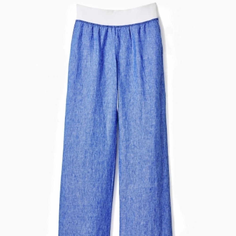 {LILLY PULITZER} NWT Beach Palazzo Linen Pant